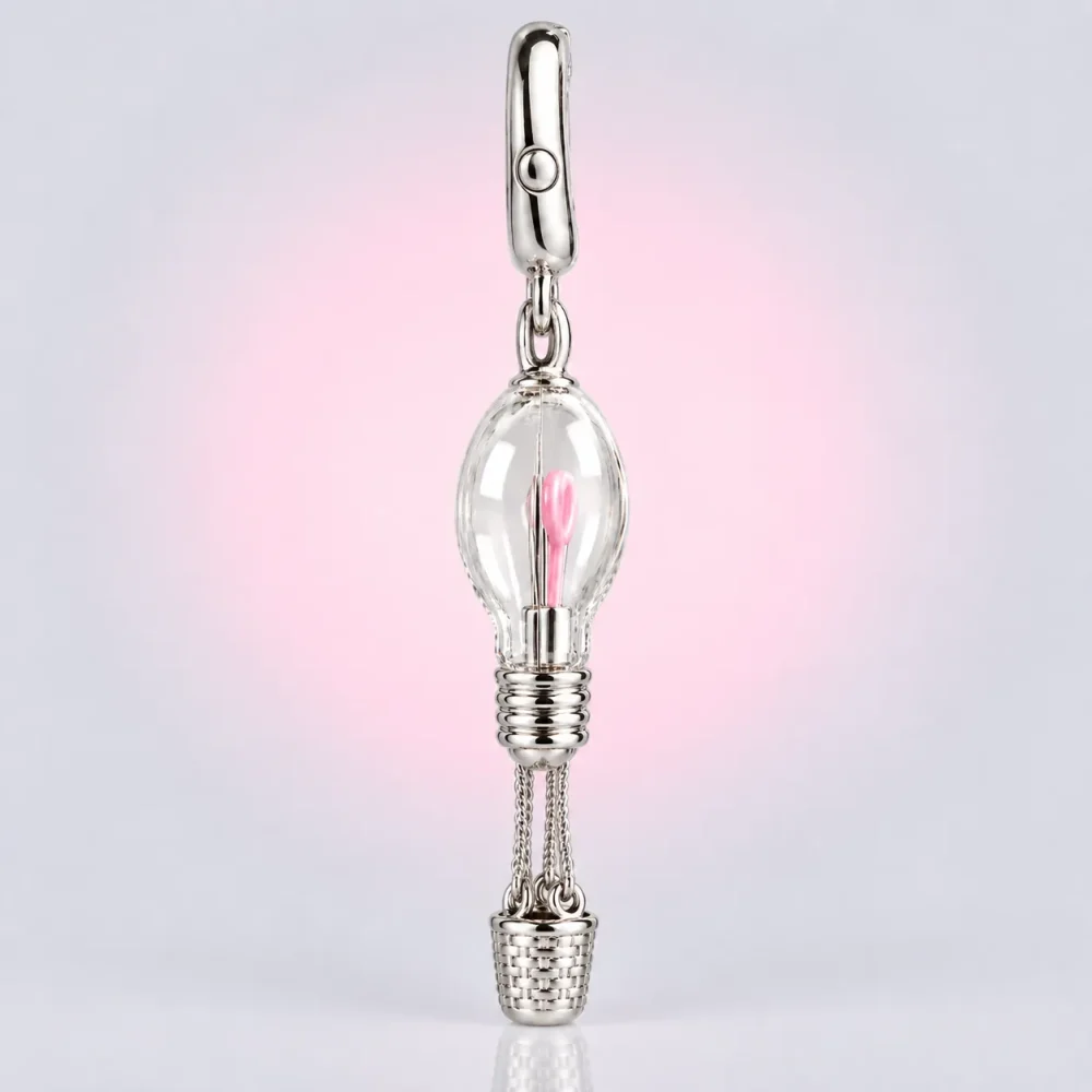 Lightbulb Balloon Charm, side view