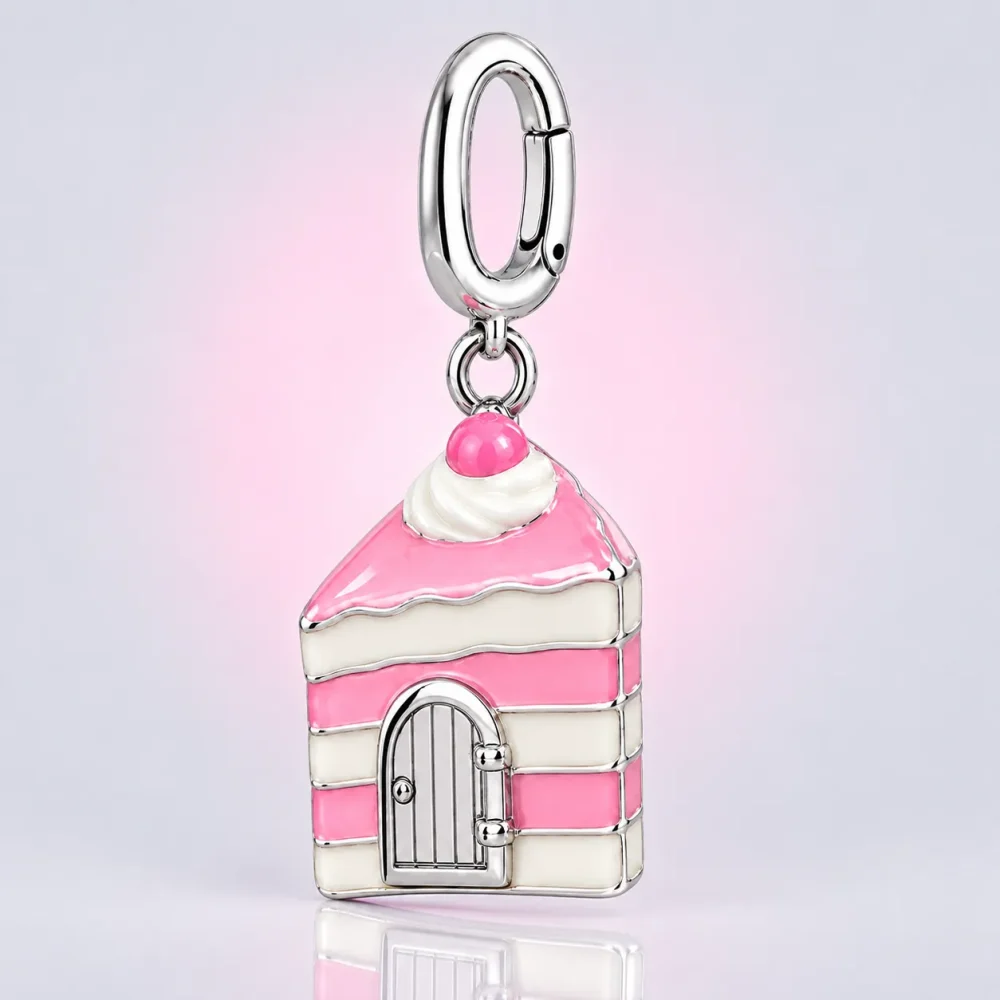 Cake Slice with a Door Charm