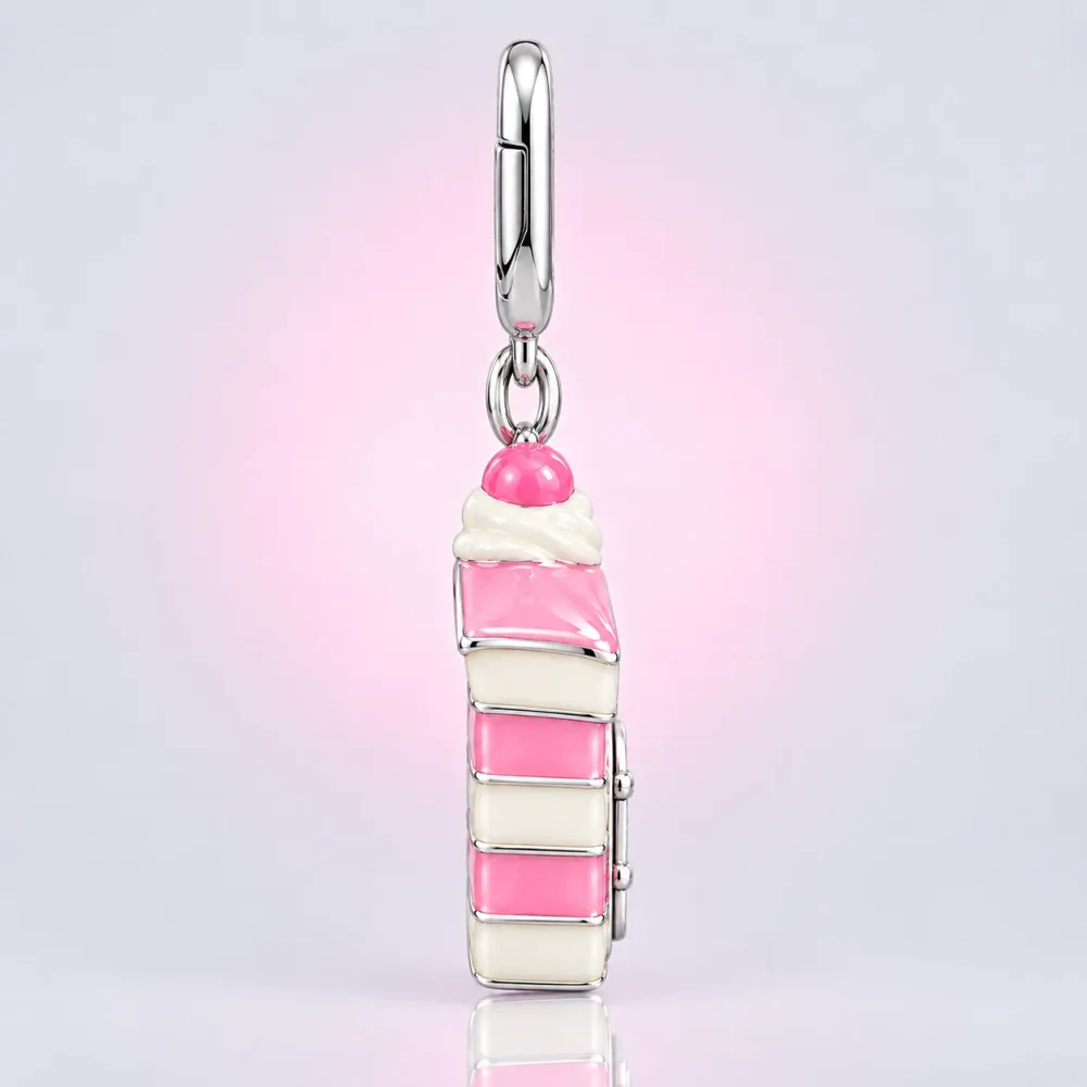 Cake Slice with a Door Charm