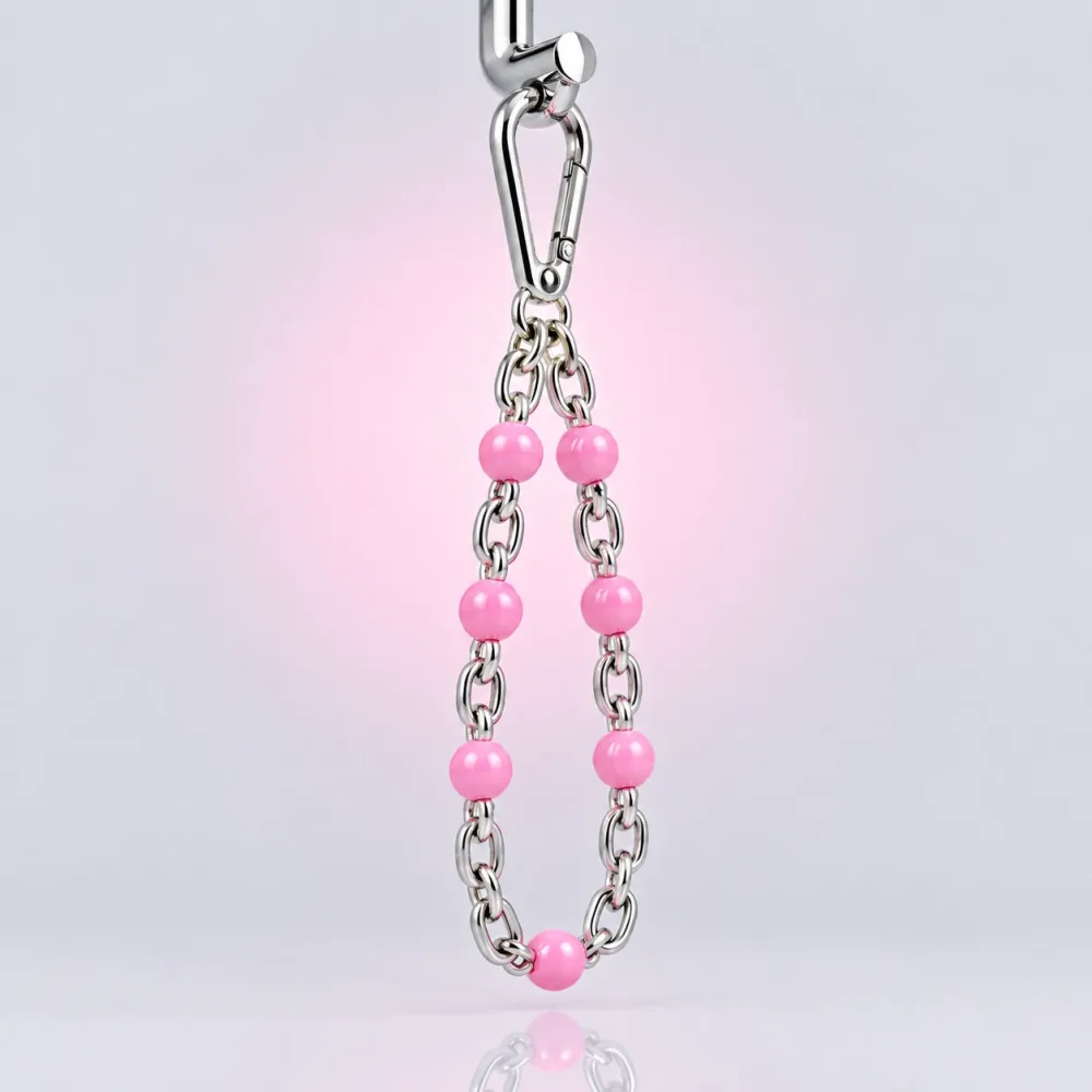Candy Bead Bag Chain, three-quarter view
