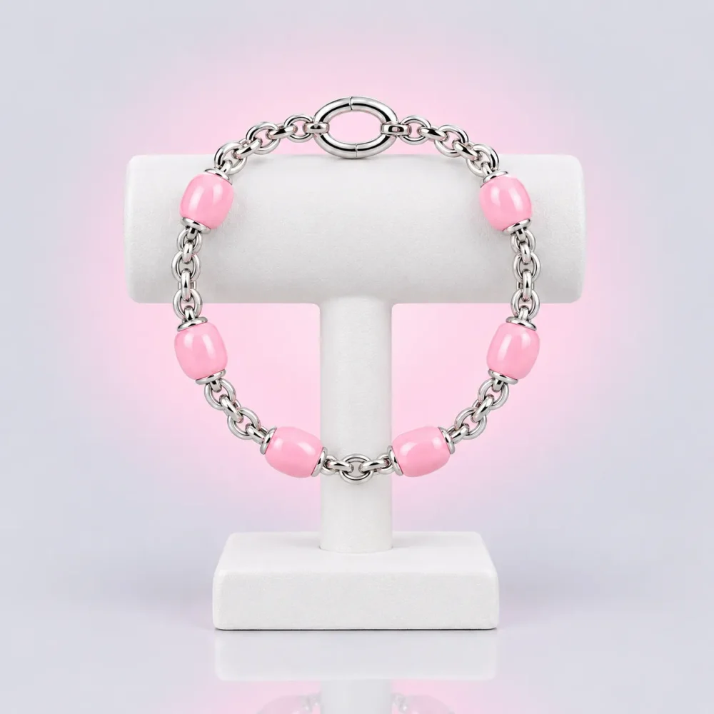 Candy Bead Station Bracelet, back view