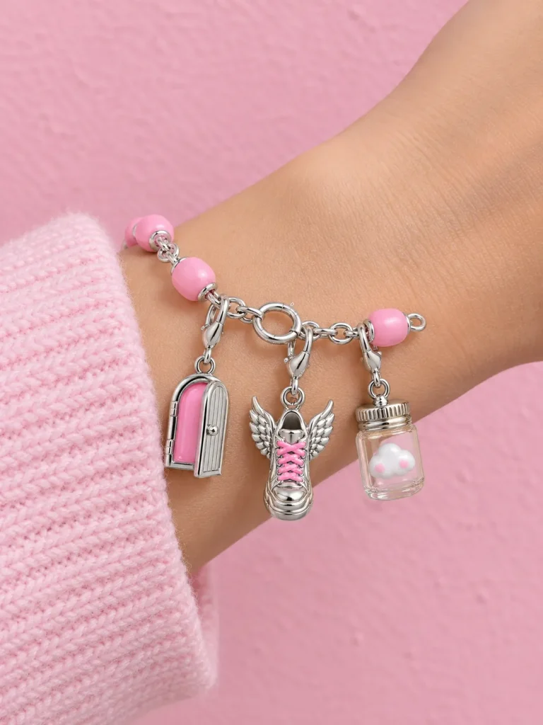 Candy Bead Station Bracelet, worn