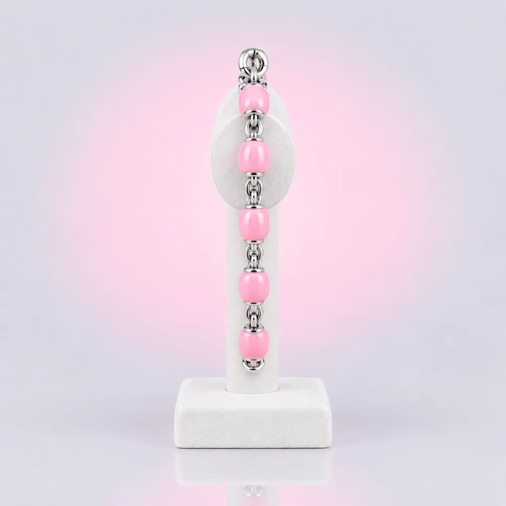 Candy Bead Station Bracelet, side view
