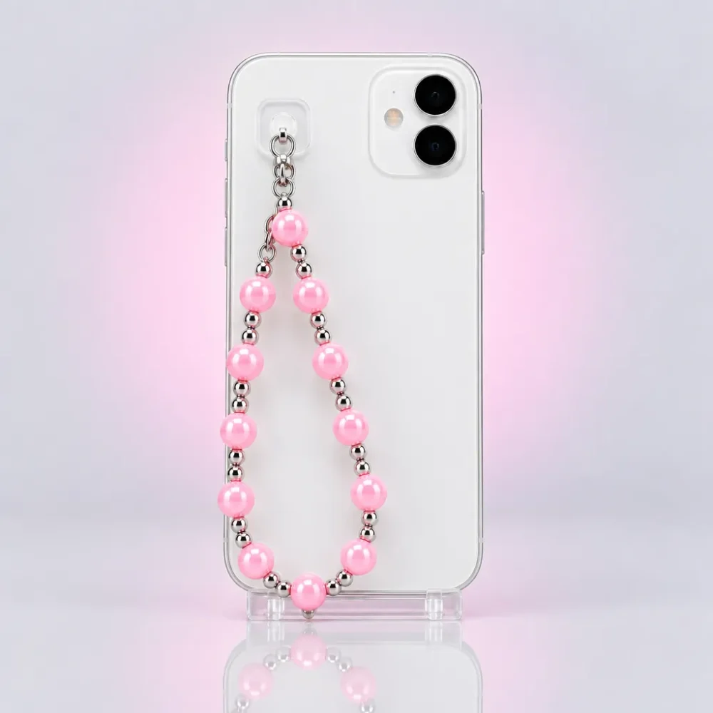 Candy Bead Phone Chain, back view