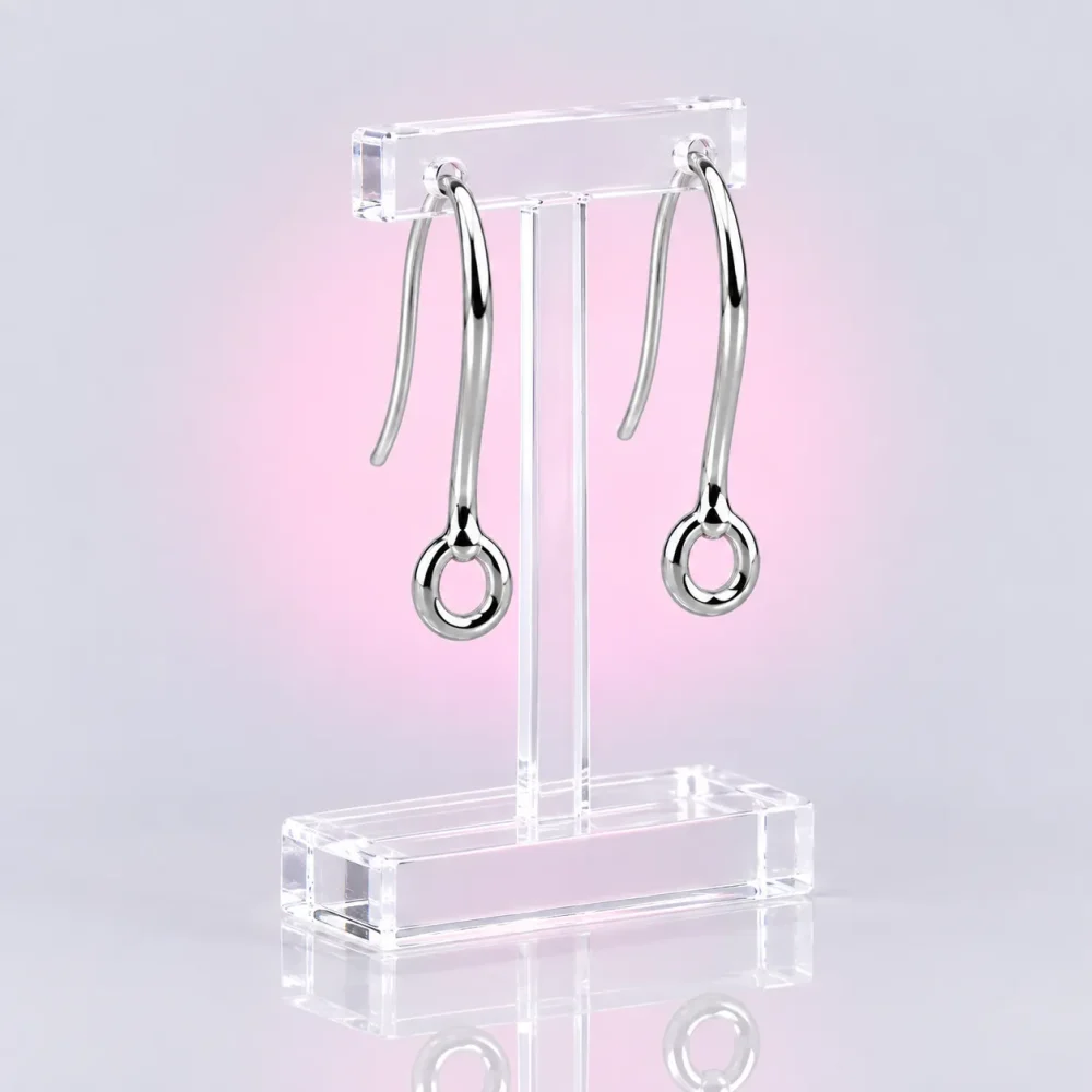 Classic Ear Hook Pair, three-quarter view