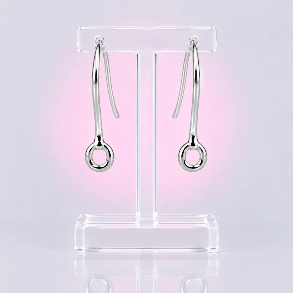 Classic Ear Hook Pair, back view