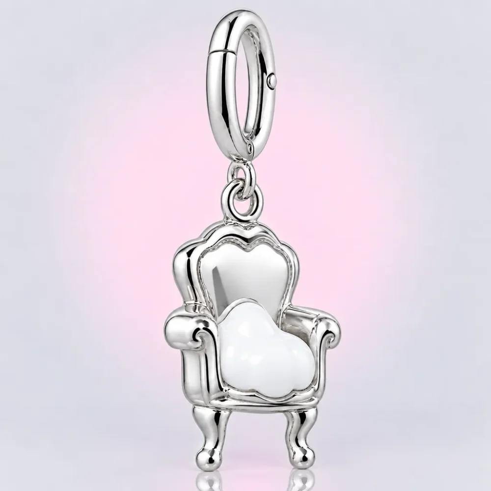Cloud Armchair Charm, three-quarter view