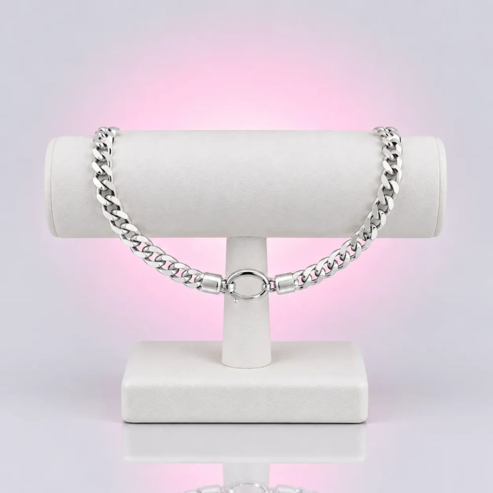 Curb Chain Bracelet, back view