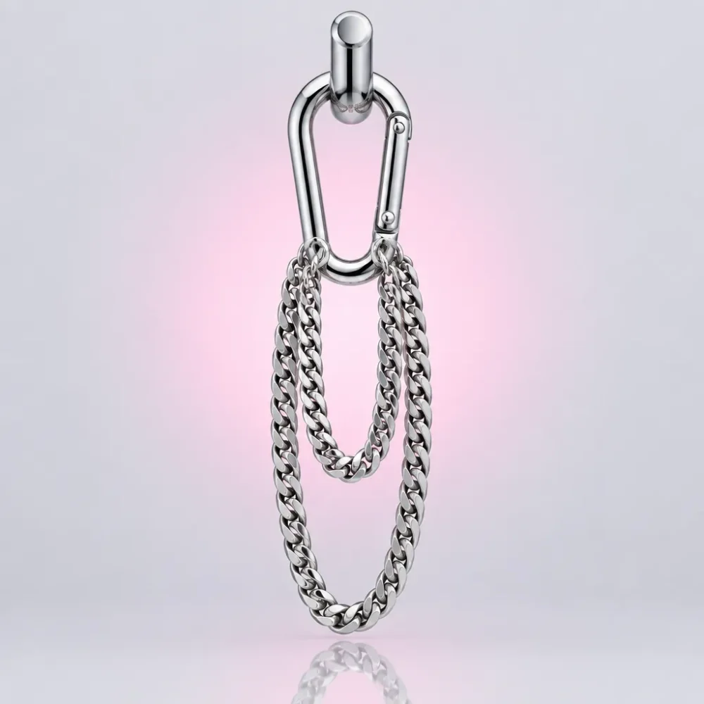 Double Loop Bag Chain, front view