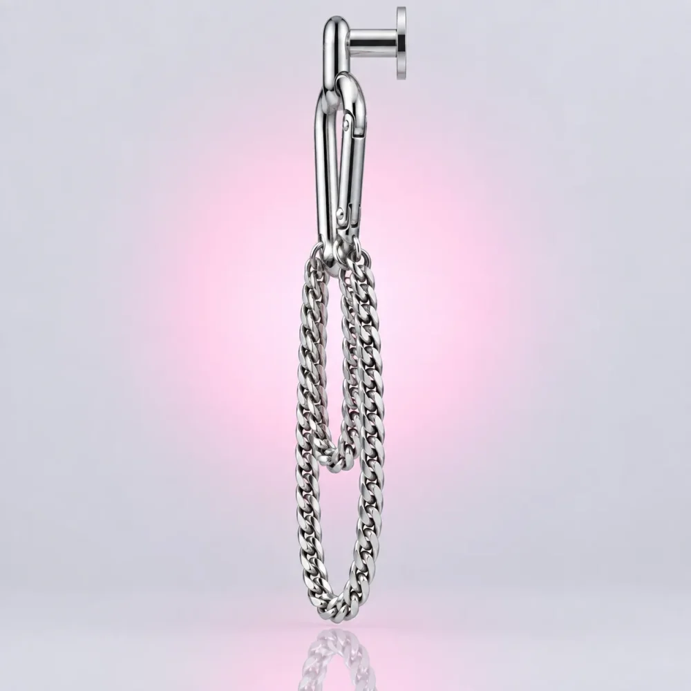 Double Loop Bag Chain, side view