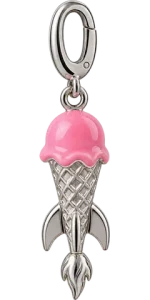 Ice Cream Rocket Charm