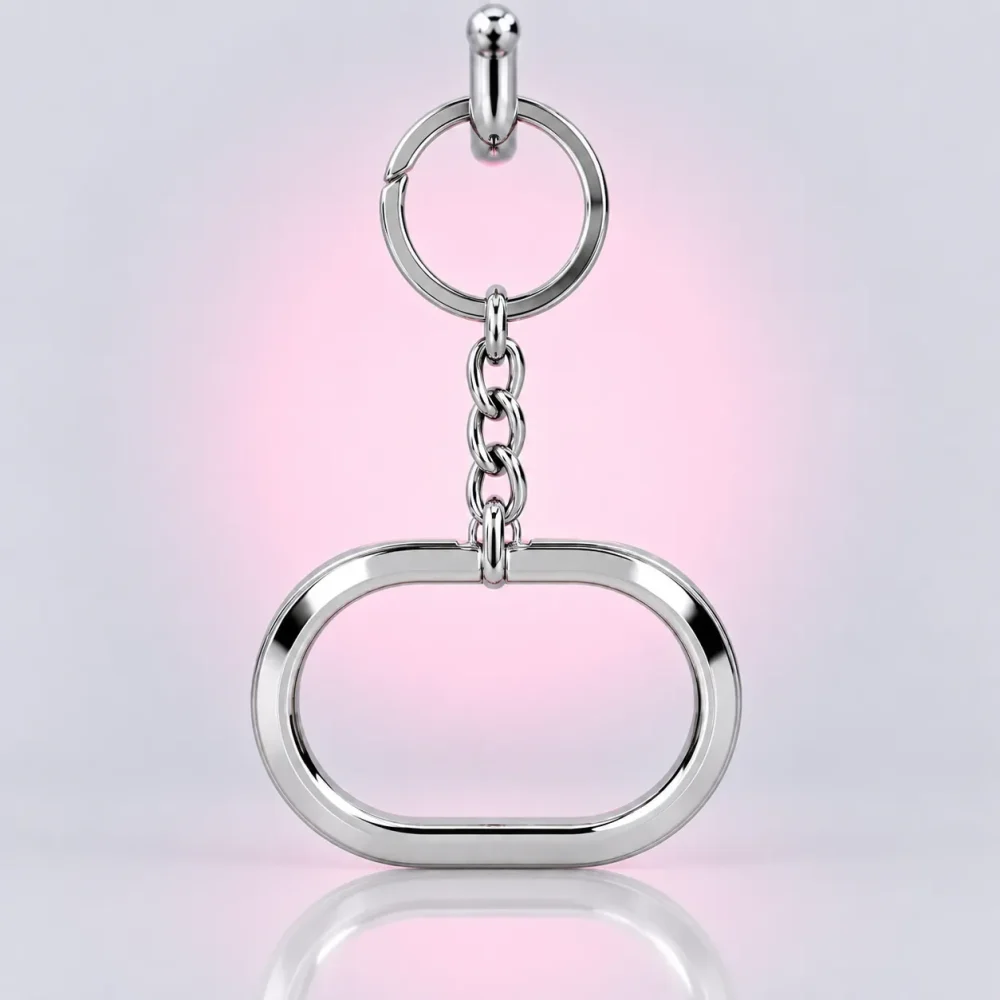 O-Ring Key & Bag Chain, back view