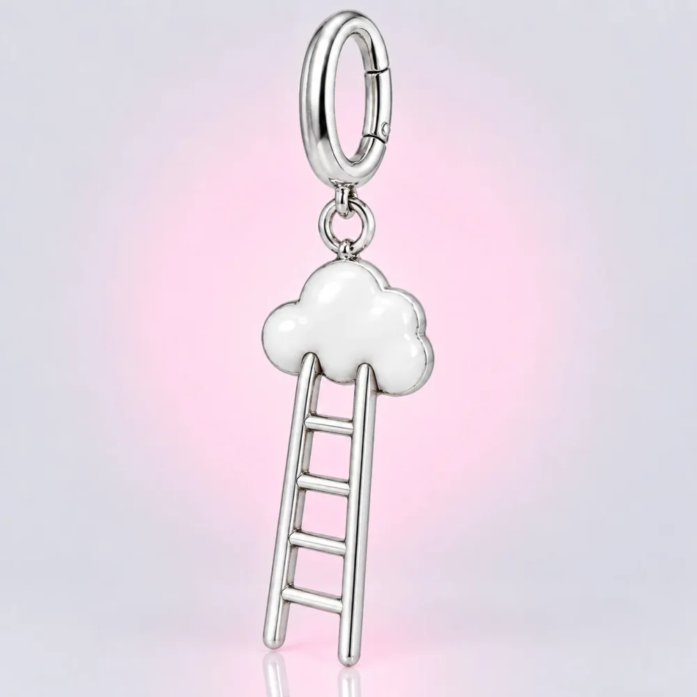 Ladder to a Cloud Charm, three-quarter view