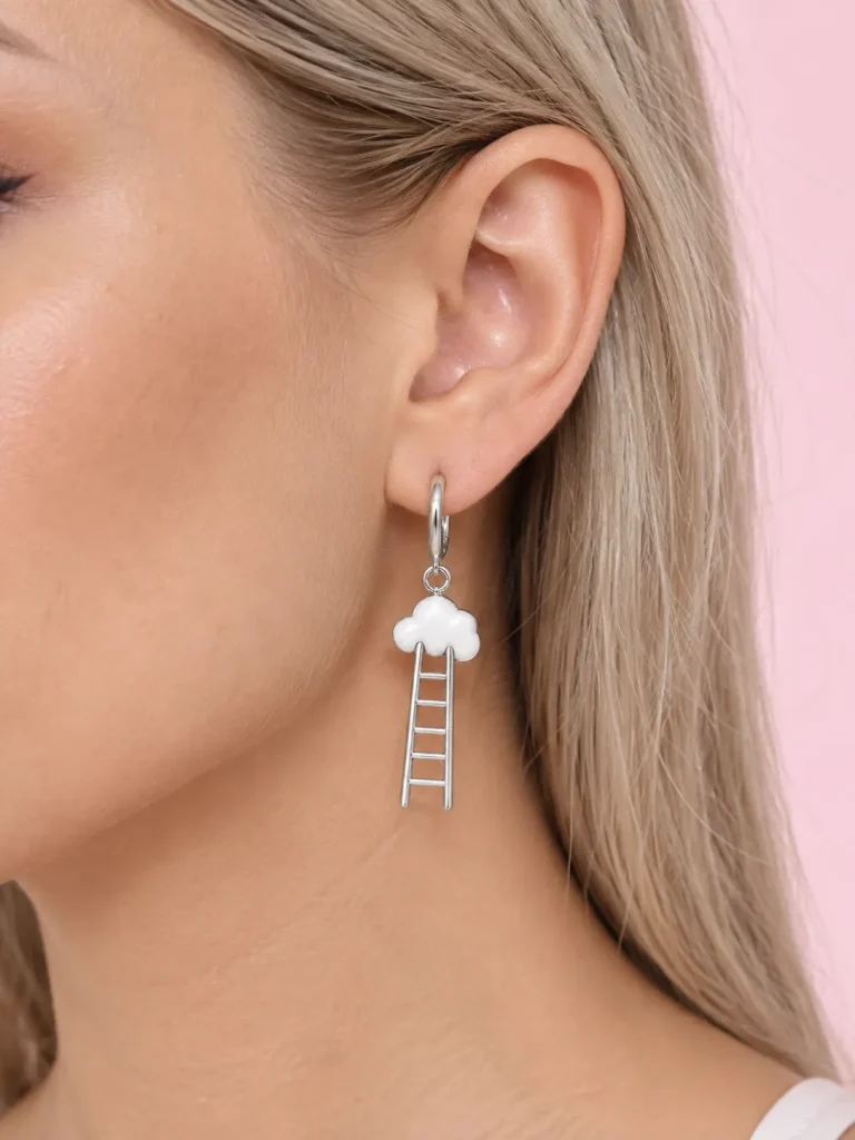 Ladder to a Cloud Charm, worn
