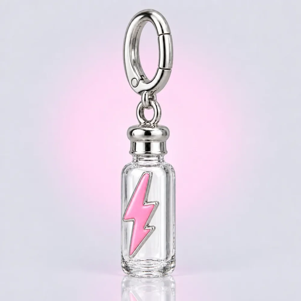 Lightning in a Bottle Charm, three-quarter view