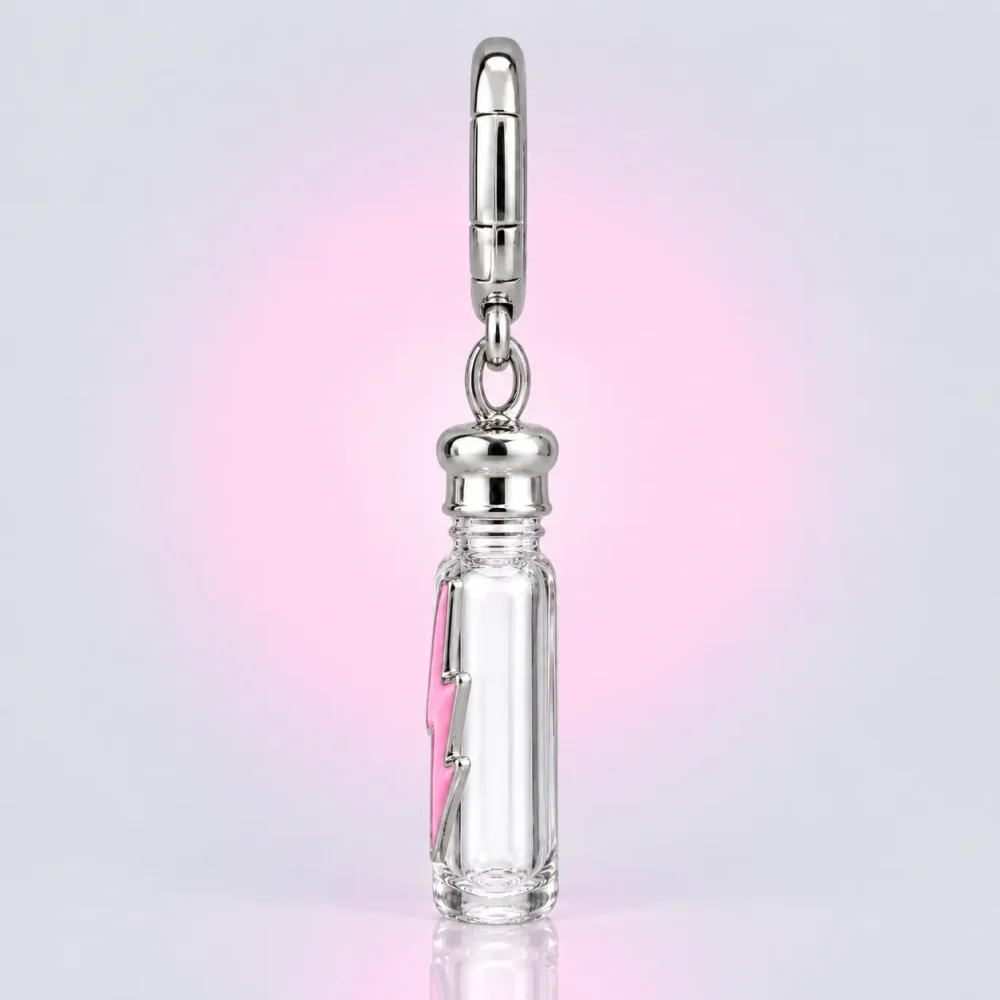 Lightning in a Bottle Charm, side view