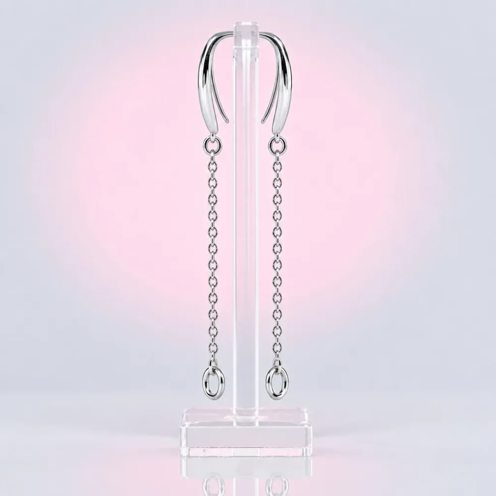 Long Drop Hook Pair, side view