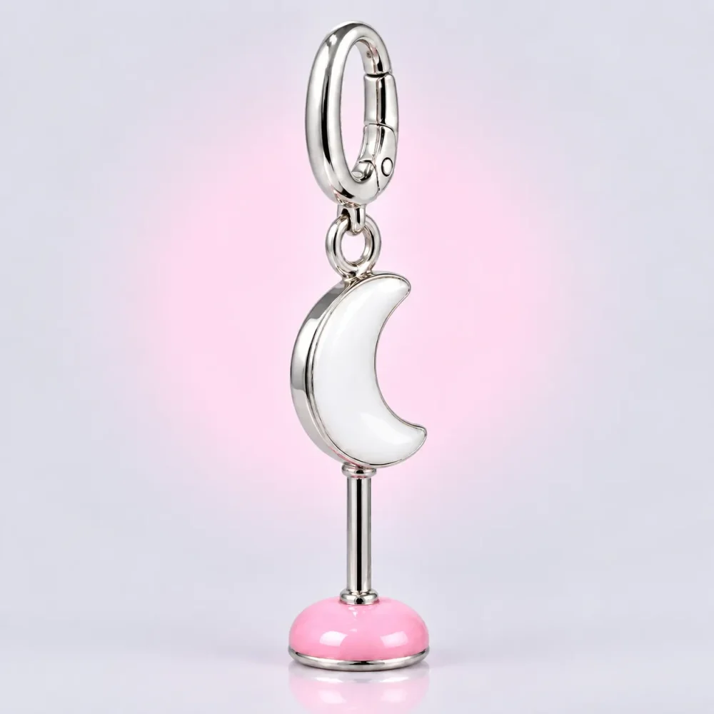 Moon Lamp Charm, three-quarter view