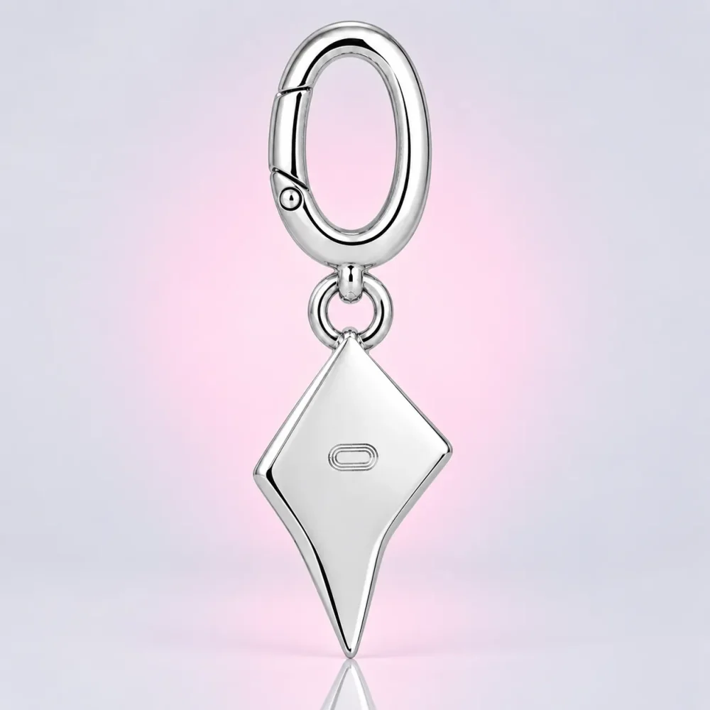 Paper Plane Charm, back view