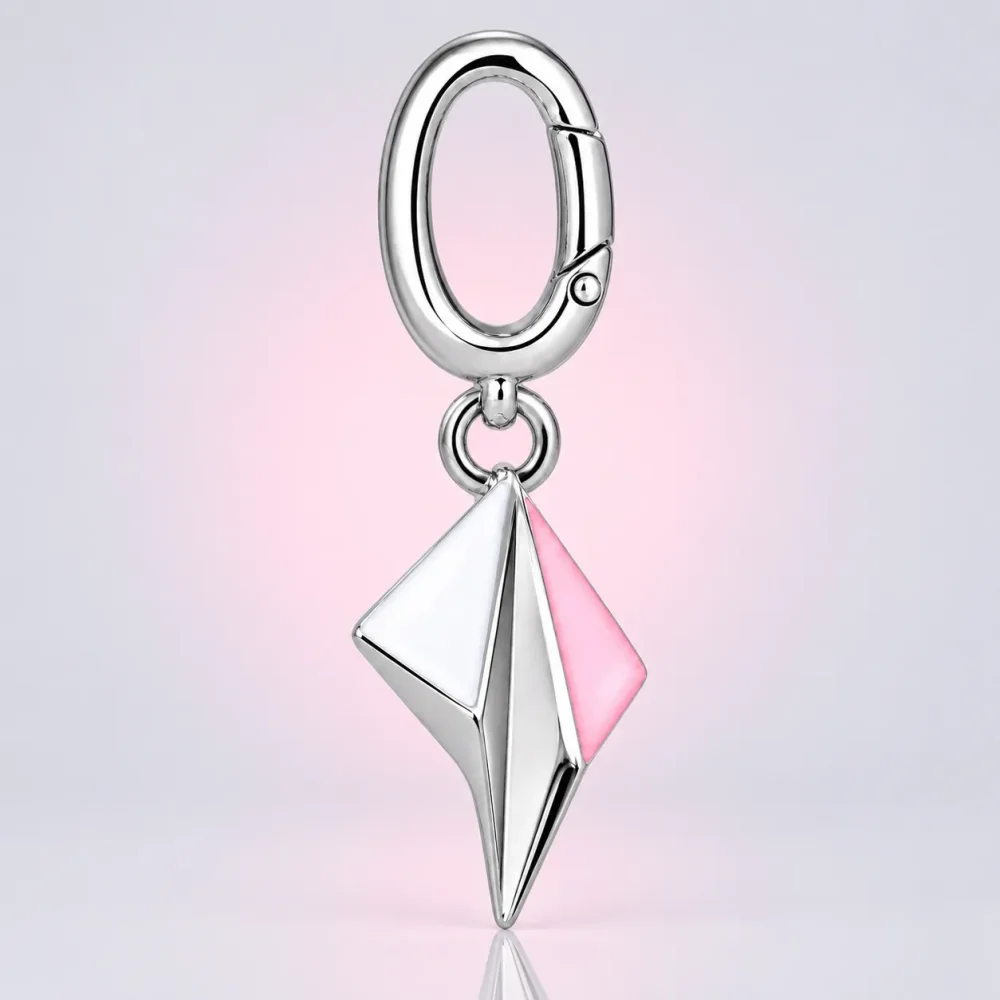 Paper Plane Charm, front view