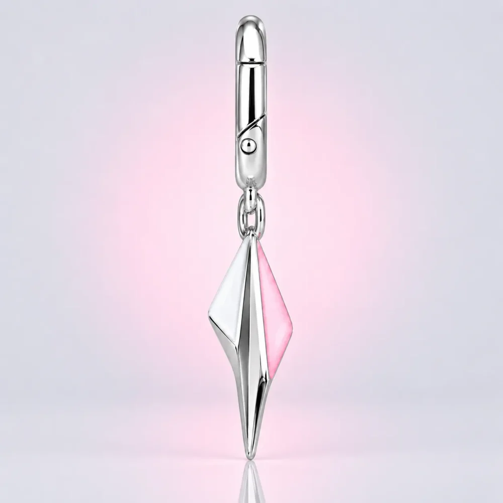 Paper Plane Charm, side view
