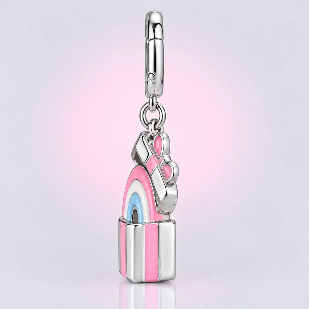 Rainbow in a Box Charm