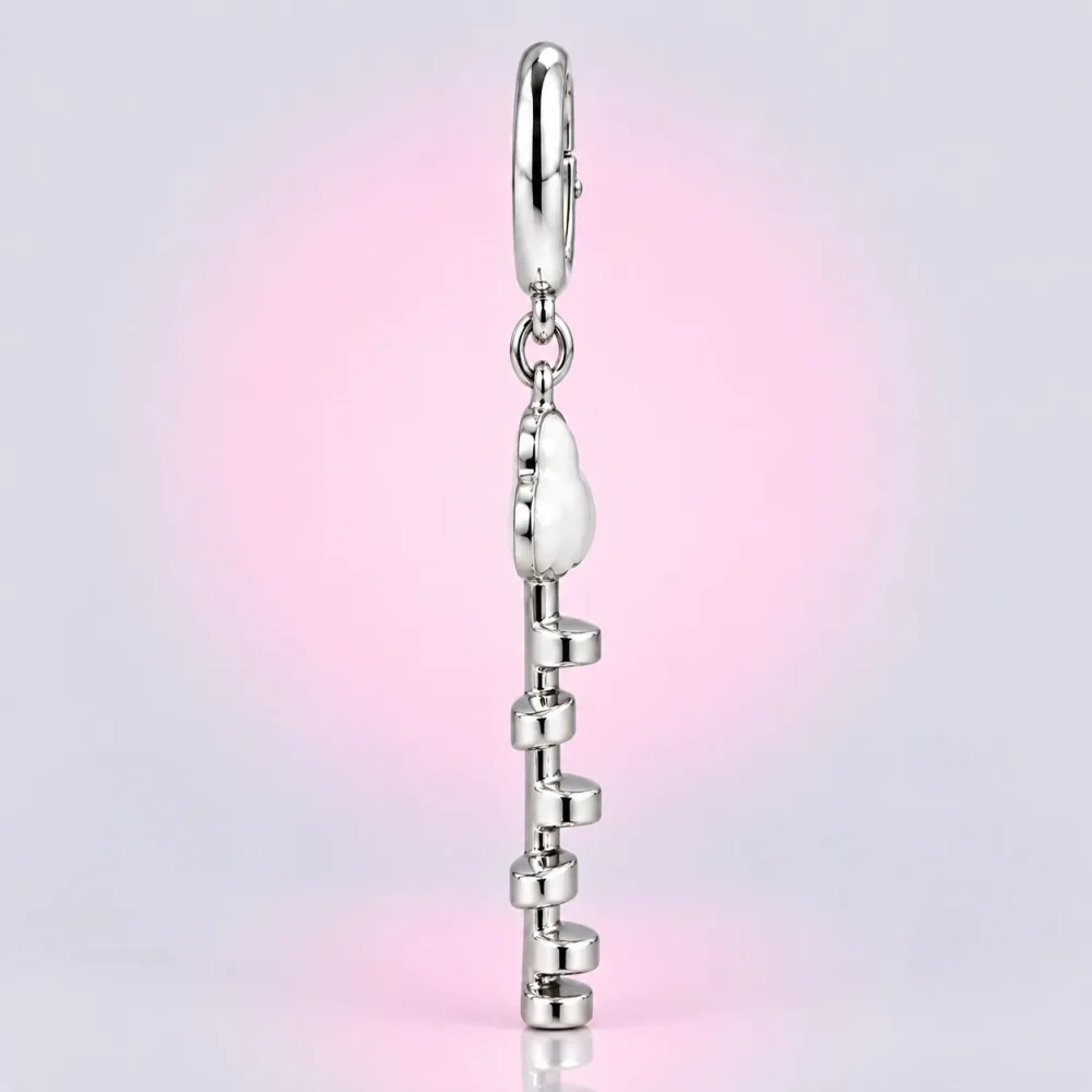 Stair to Nowhere Charm, side view