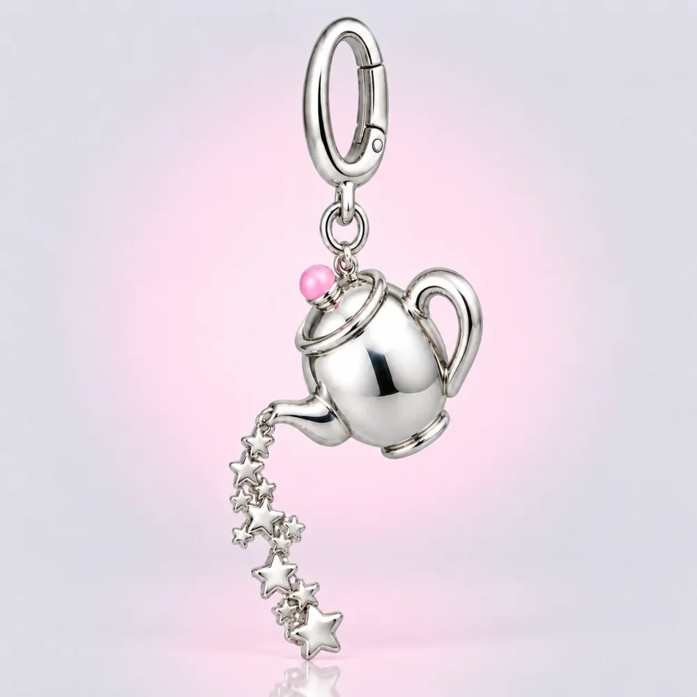 Teapot of Stars Charm