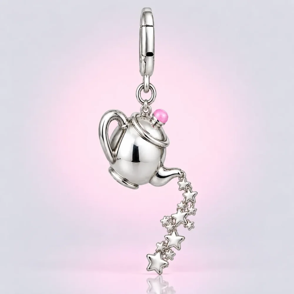 Teapot of Stars Charm