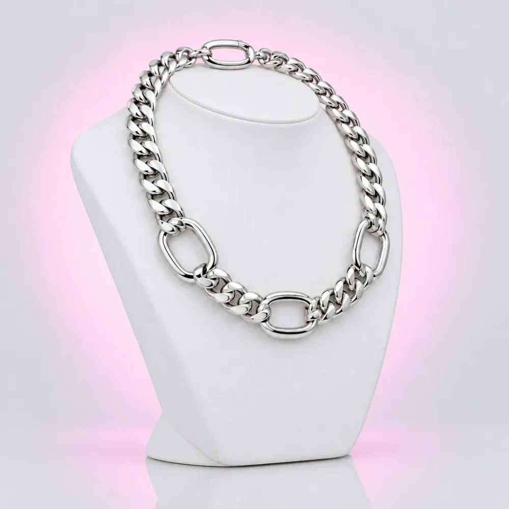 O-Station Necklace, three-quarter view