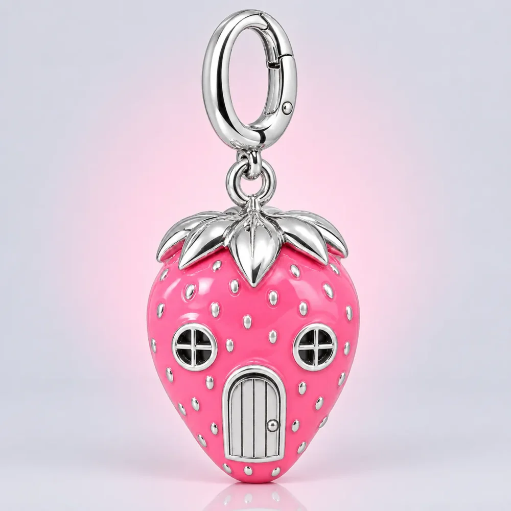 Strawberry House Charm, front view