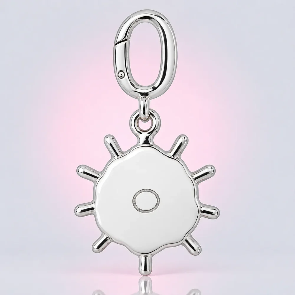 Sunny Egg Charm, back view