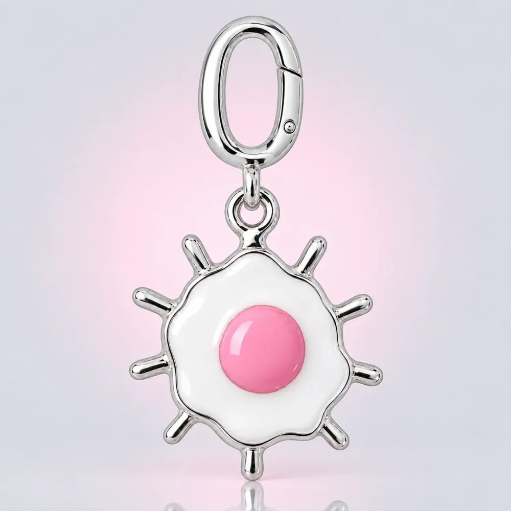 Sunny Egg Charm, front view