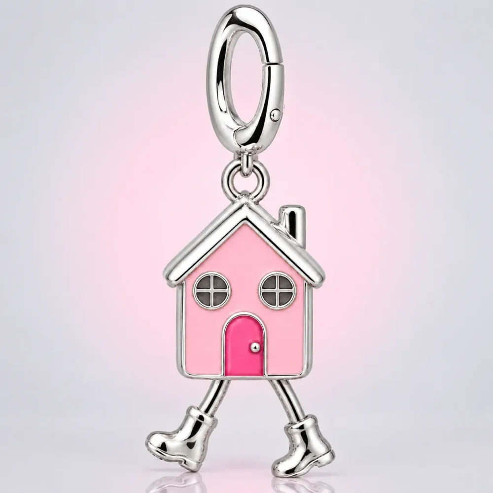 Walking House Charm, front view