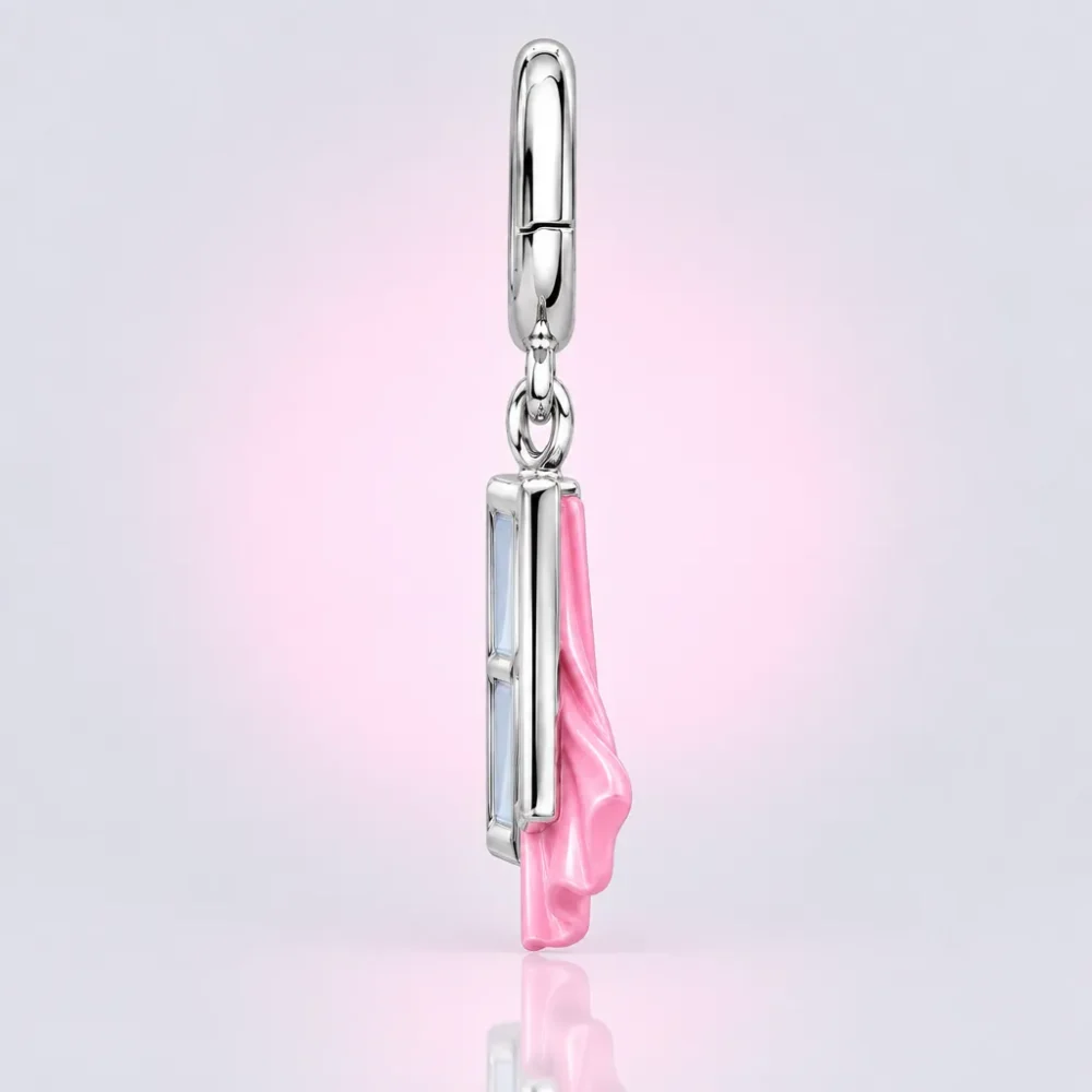 Window with a Breeze Charm, side view