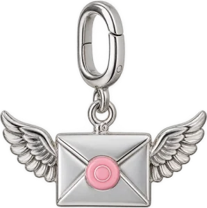 Winged Letter Charm