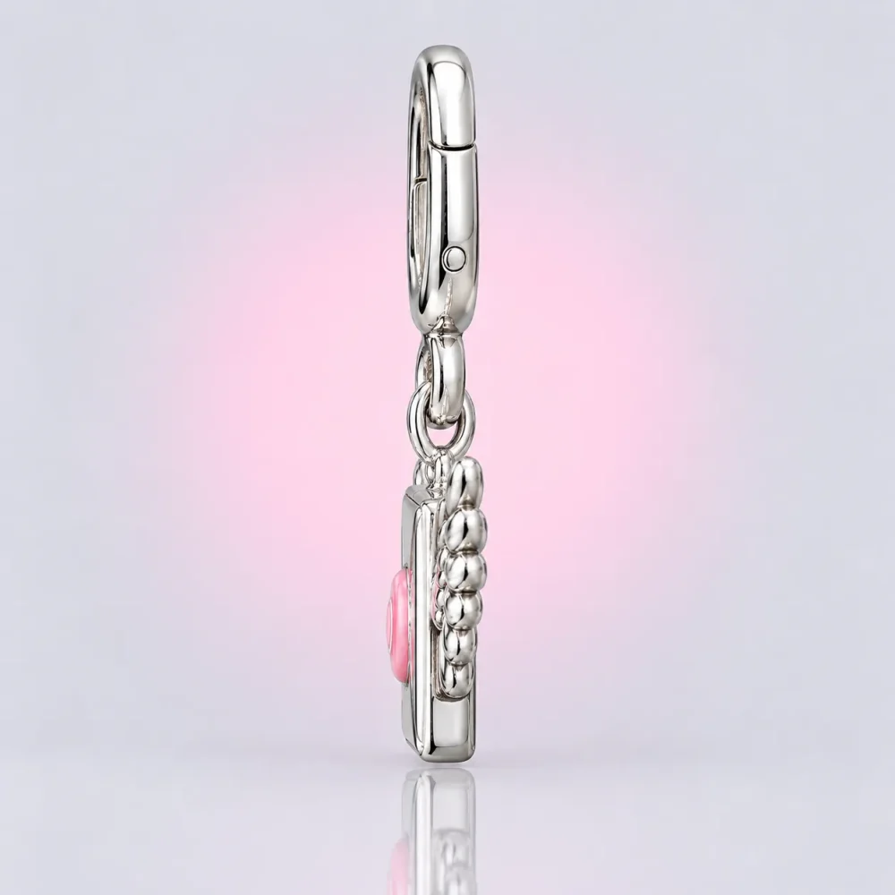 Winged Letter Charm