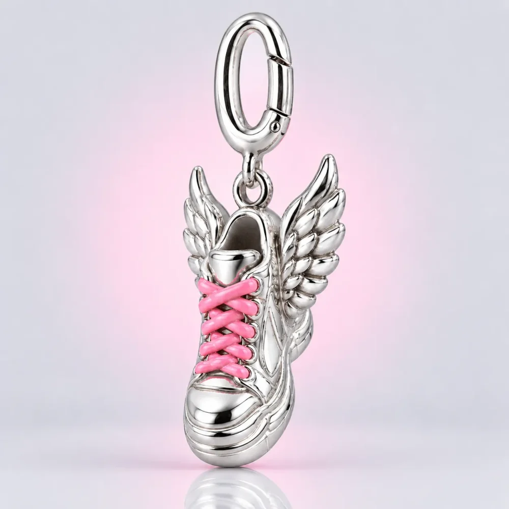 Winged Shoe Charm