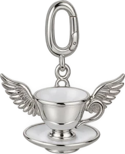 Winged Teacup Charm
