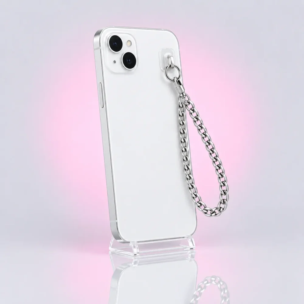 Wrist Loop Phone Chain, three-quarter view