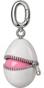 Zipped Egg Charm